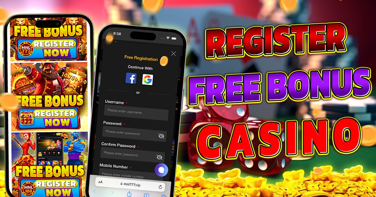 free bonus register casino